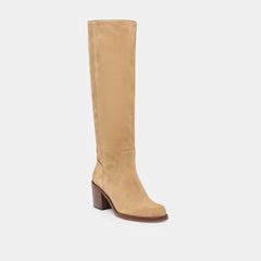 LUCYLE BOOTS DK TAUPE SUEDE