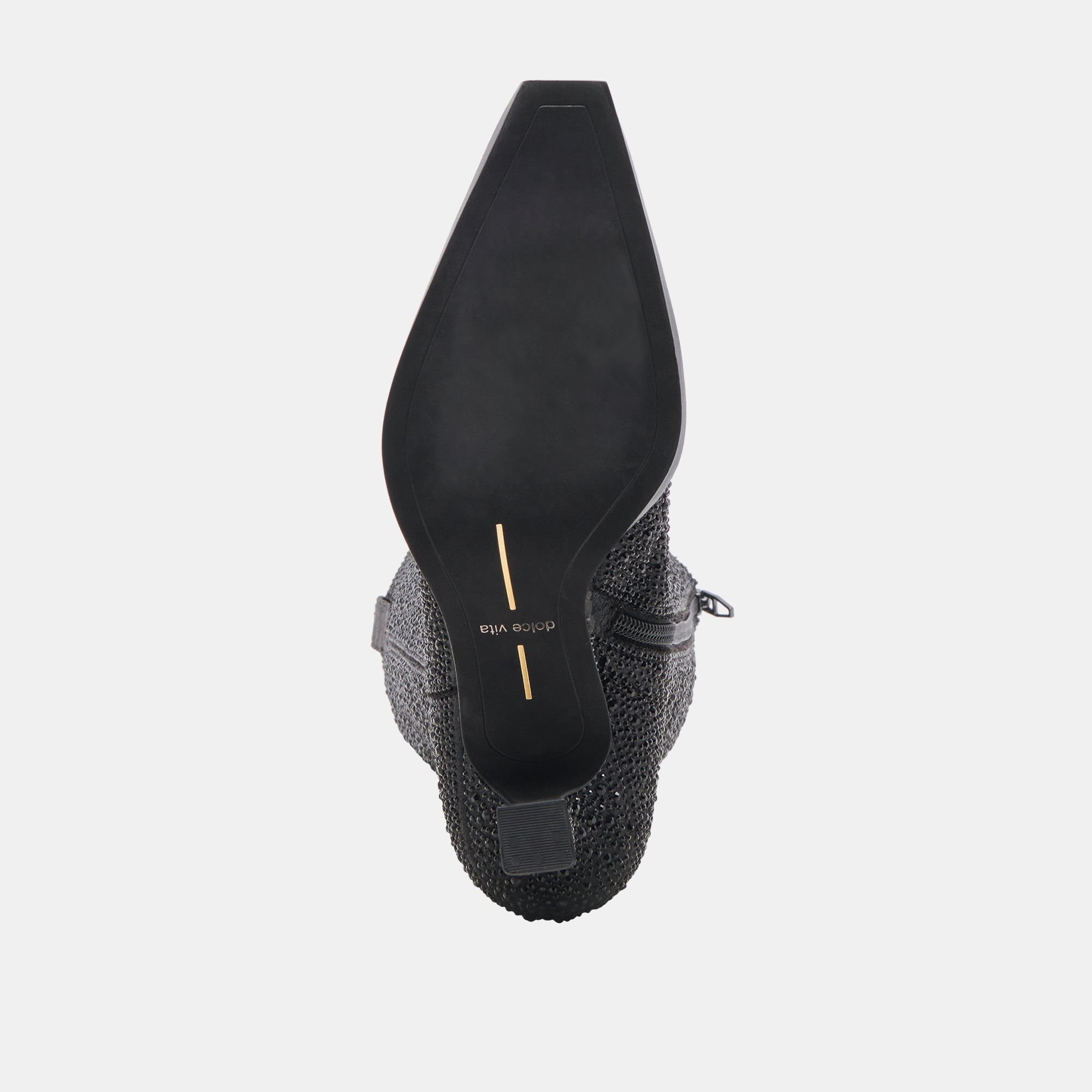 ARIANA CRYSTAL BOOTS BLACK METALLIC CRYSTAL