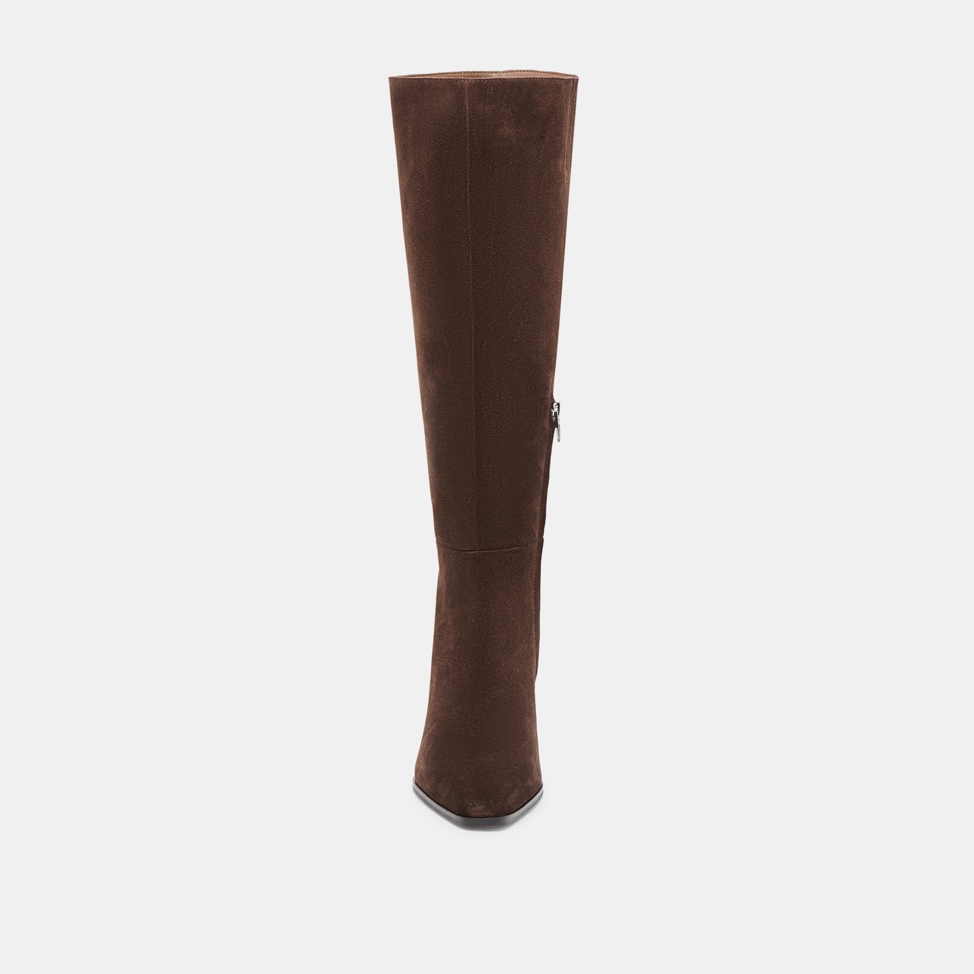 EMMI NARROW CALF BOOTS DK BROWN SUEDE
