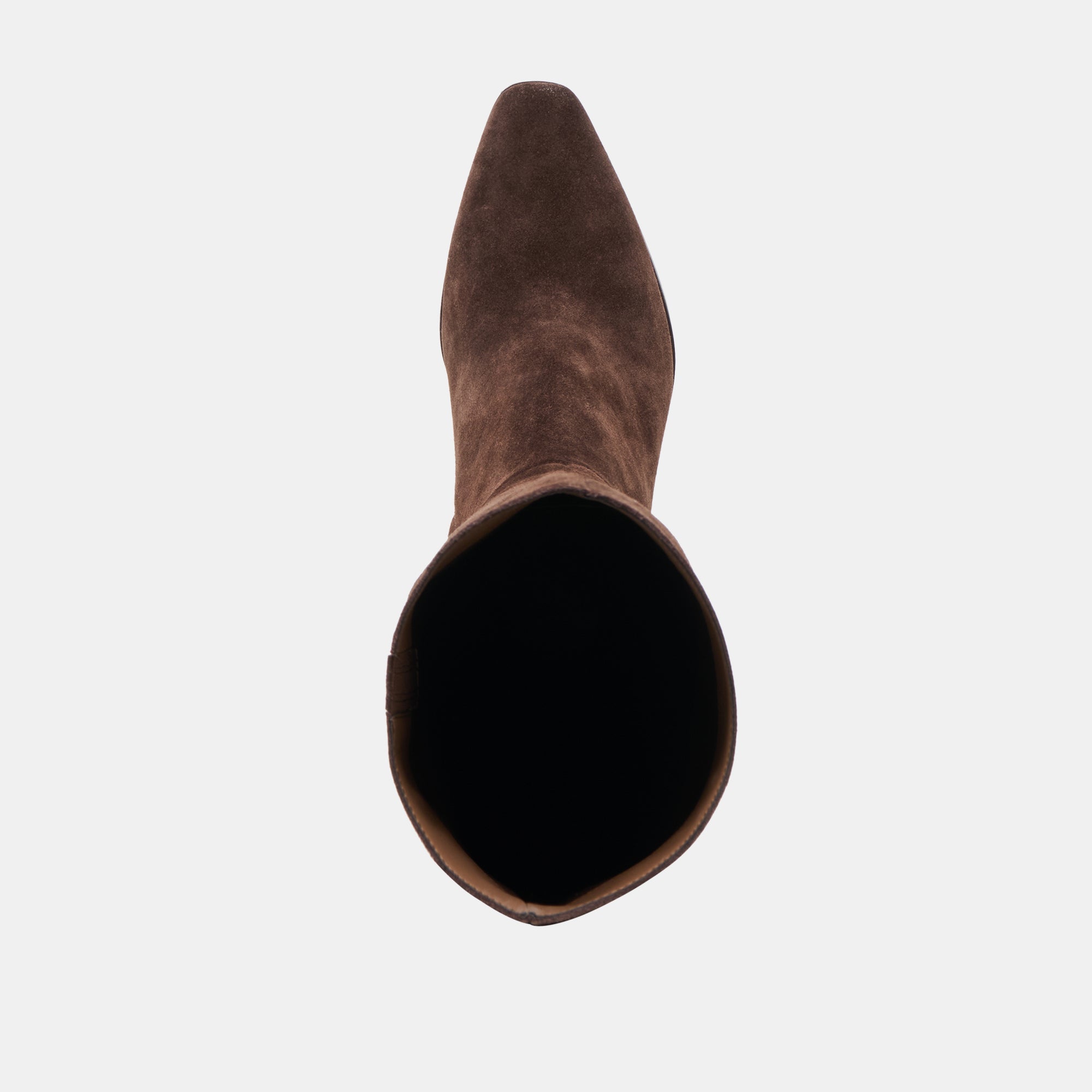 EMMI NARROW CALF BOOTS DK BROWN SUEDE