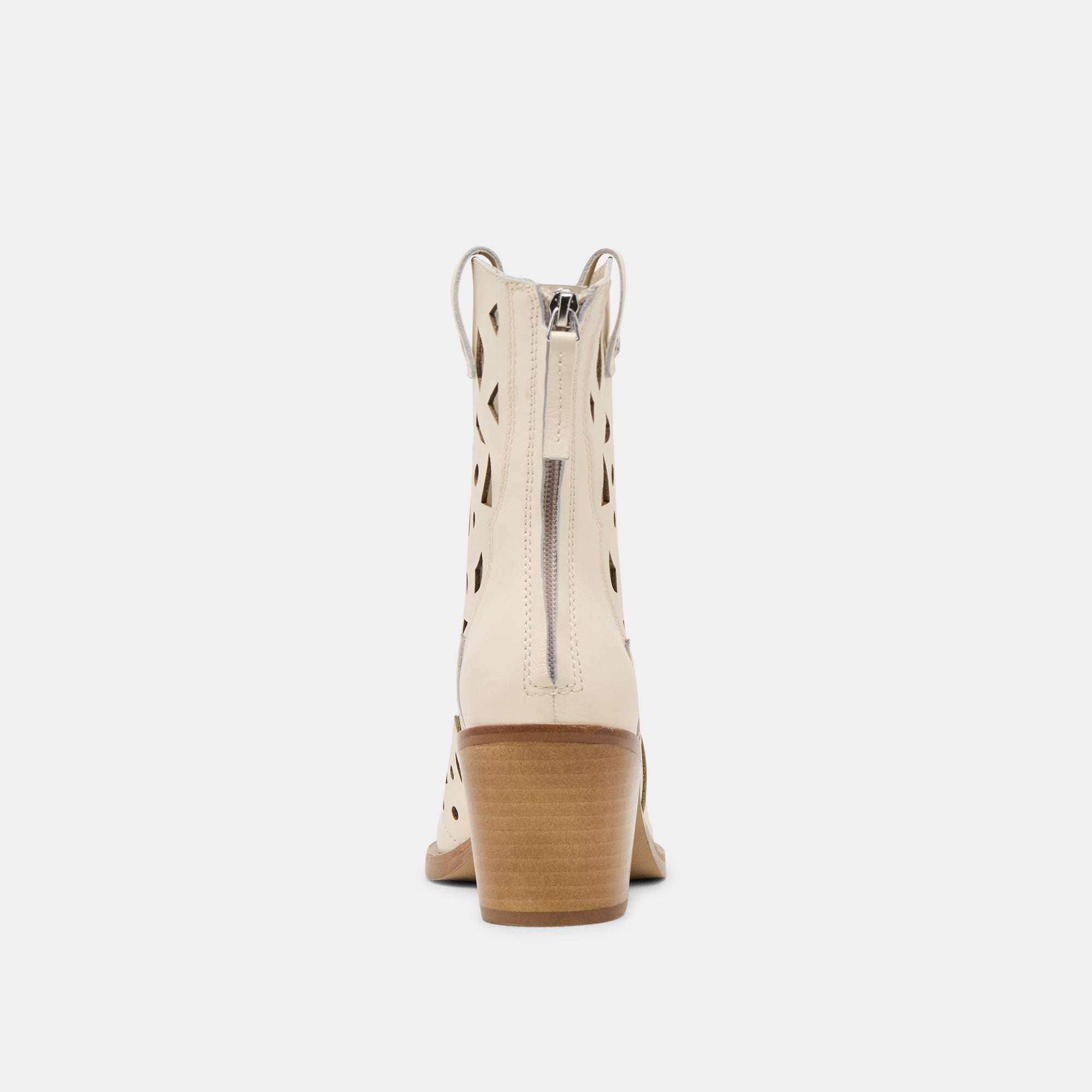 ZENOBI BOOTIES OFF WHITE LEATHER