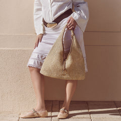 MISSIE TOTE NATURAL RAFFIA