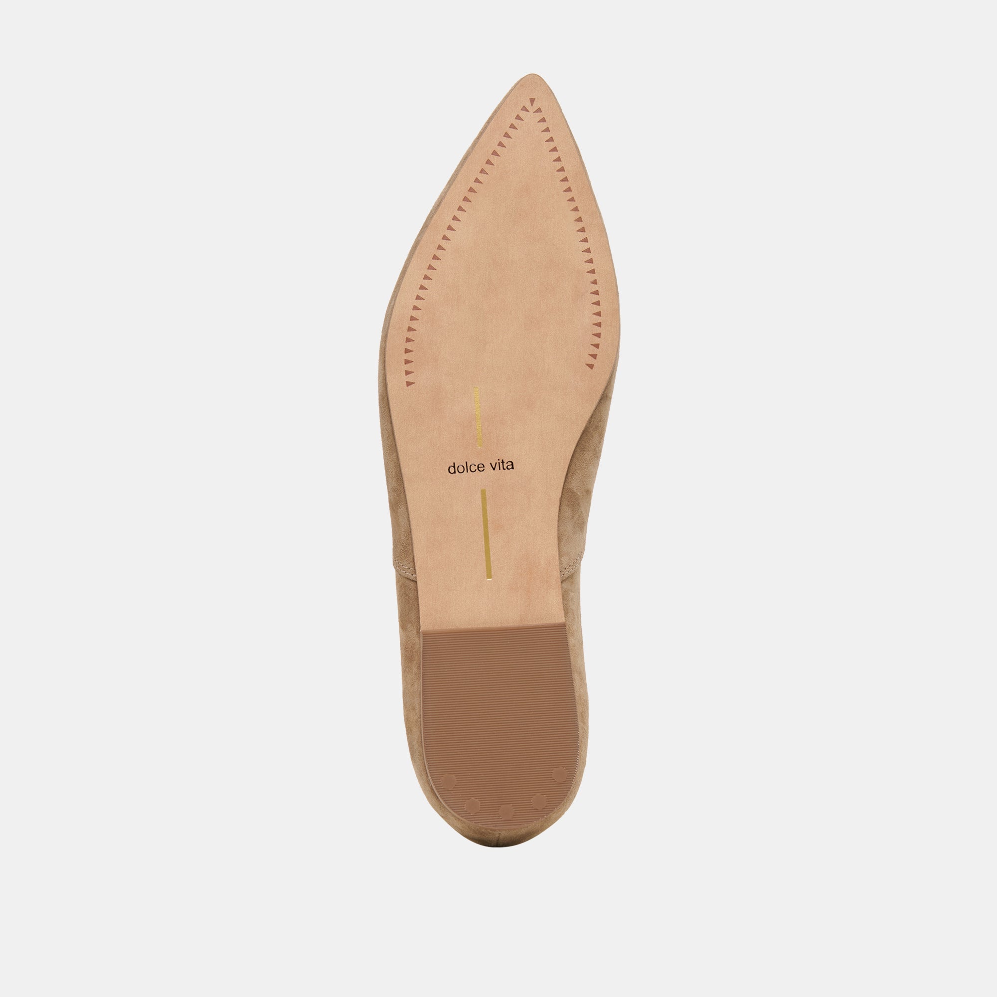 GEMA FLATS TAUPE SUEDE