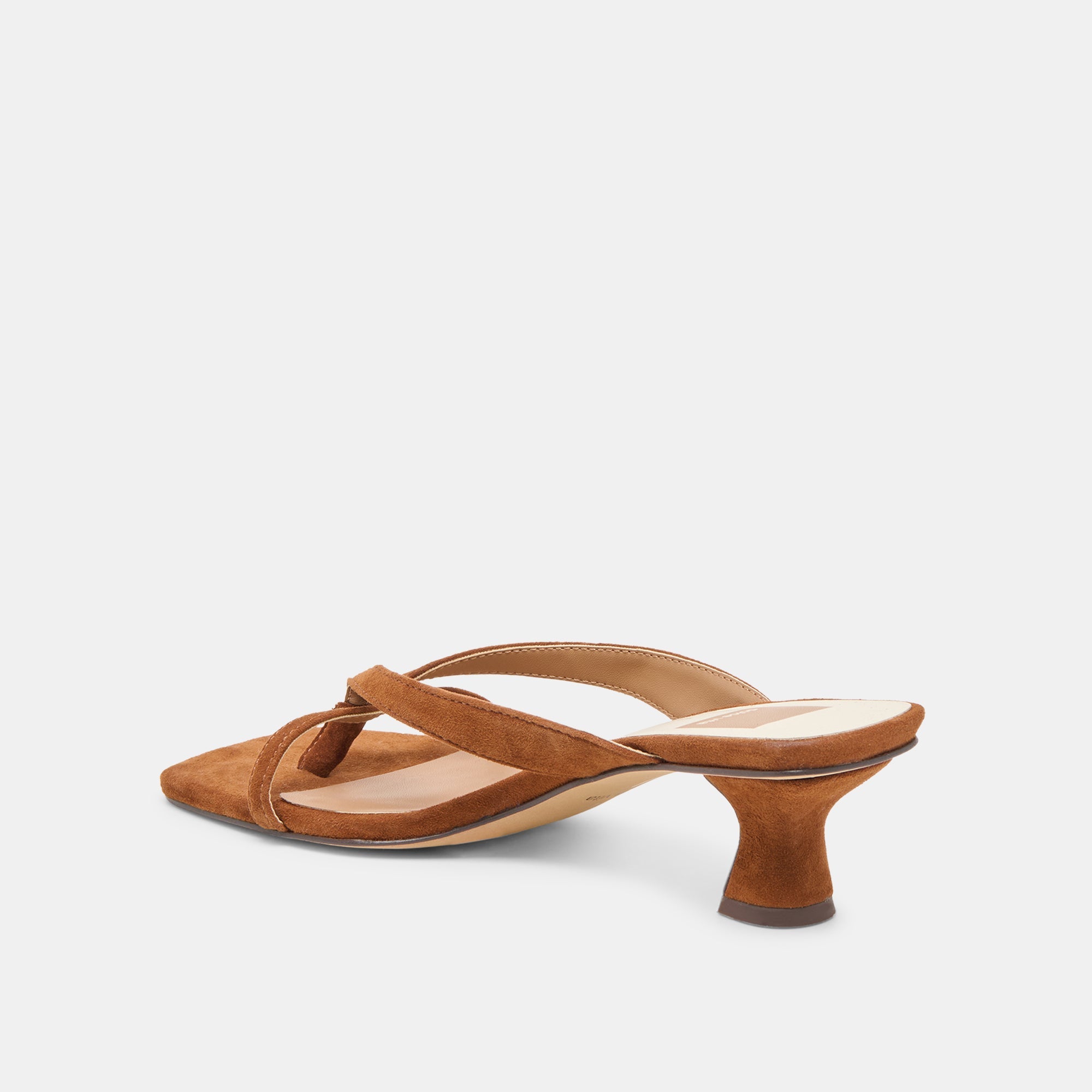 BREVEL HEELS DK BROWN SUEDE