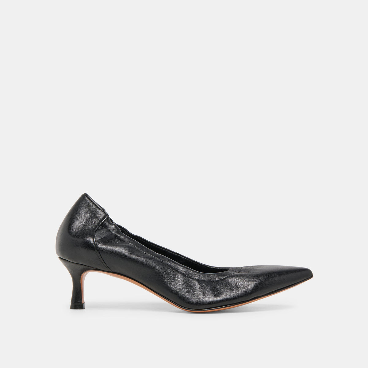 CELTIN HEELS BLACK LEATHER