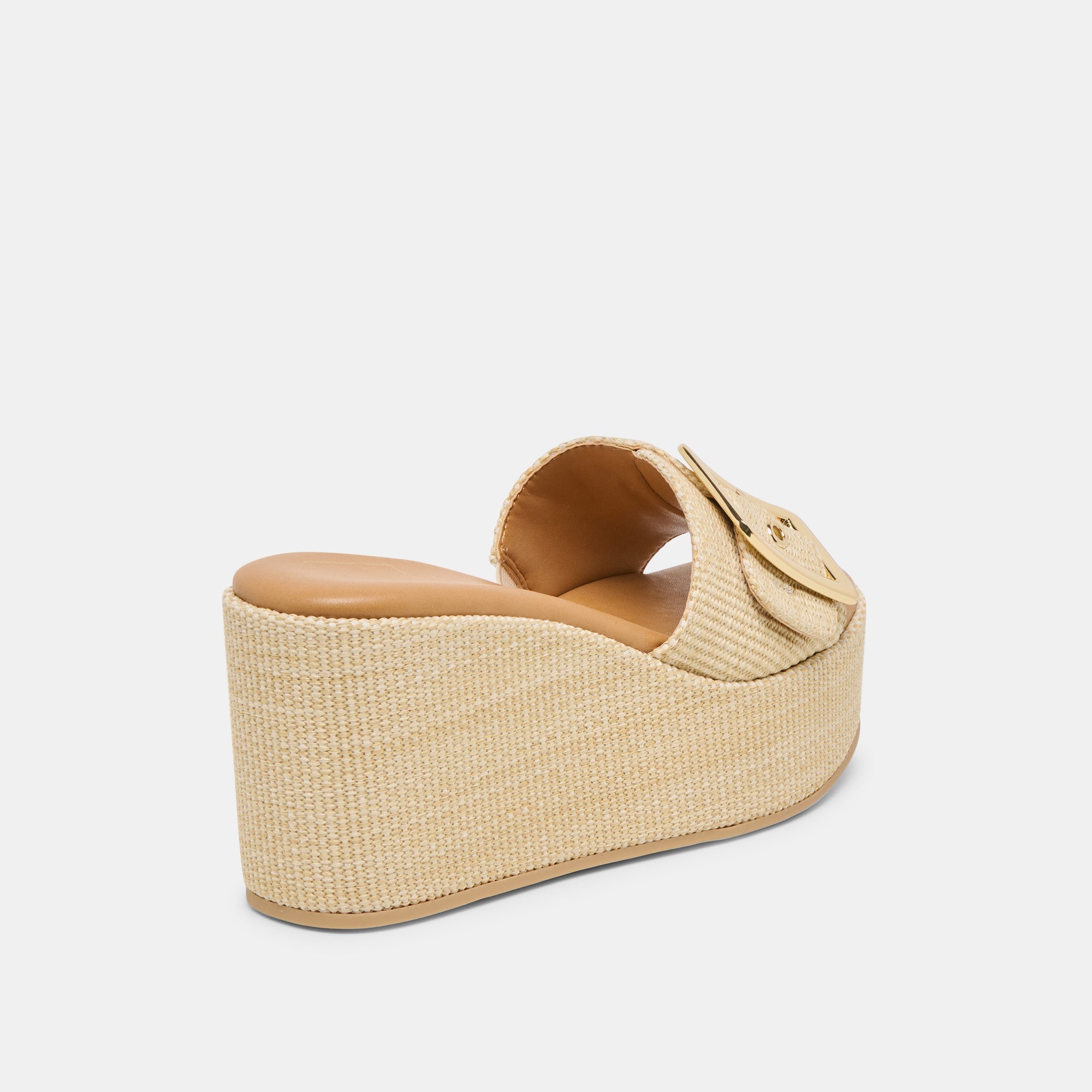 JILIAN WEDGES LT NATURAL RAFFIA - re:vita