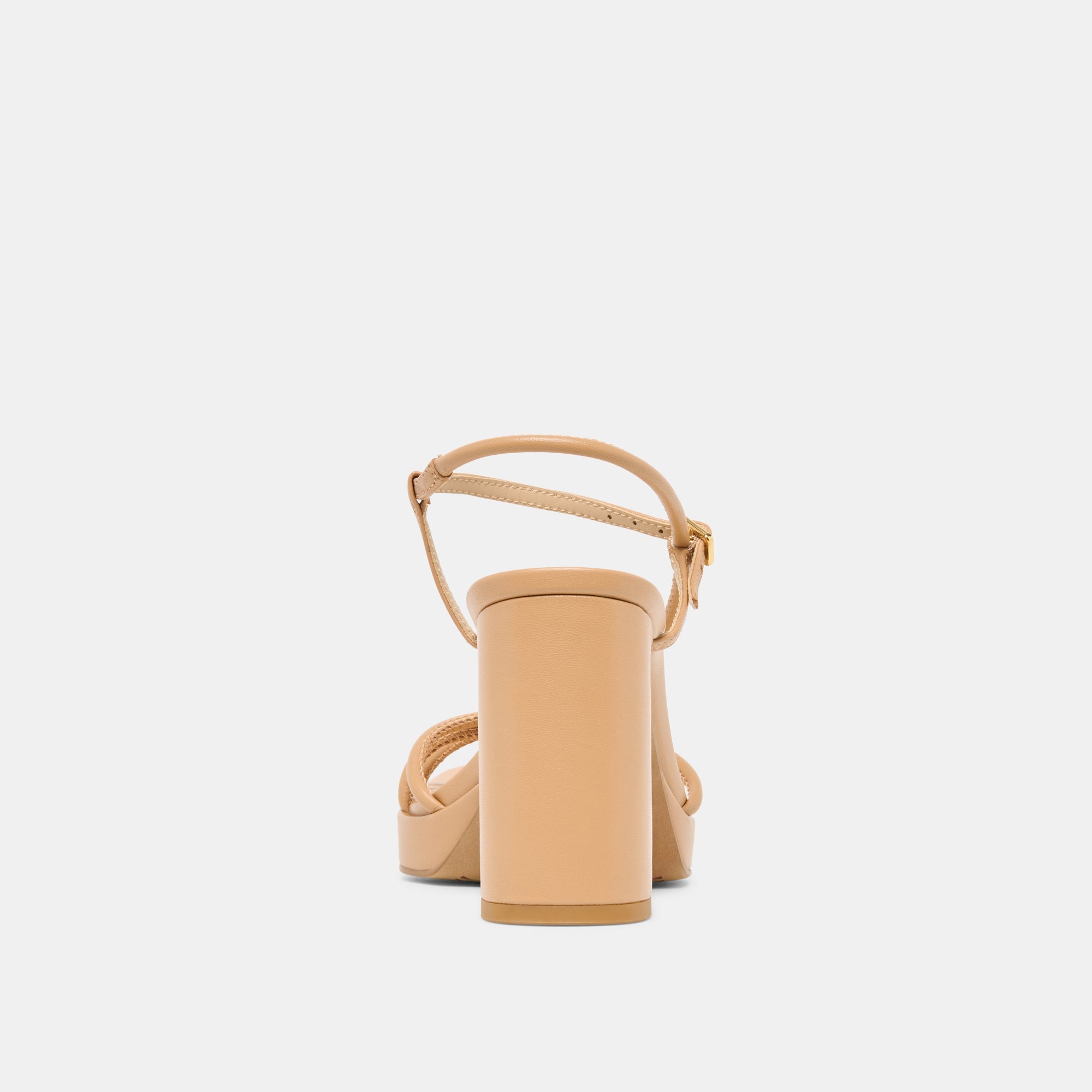 ODETE HEELS LT TAN LEATHER