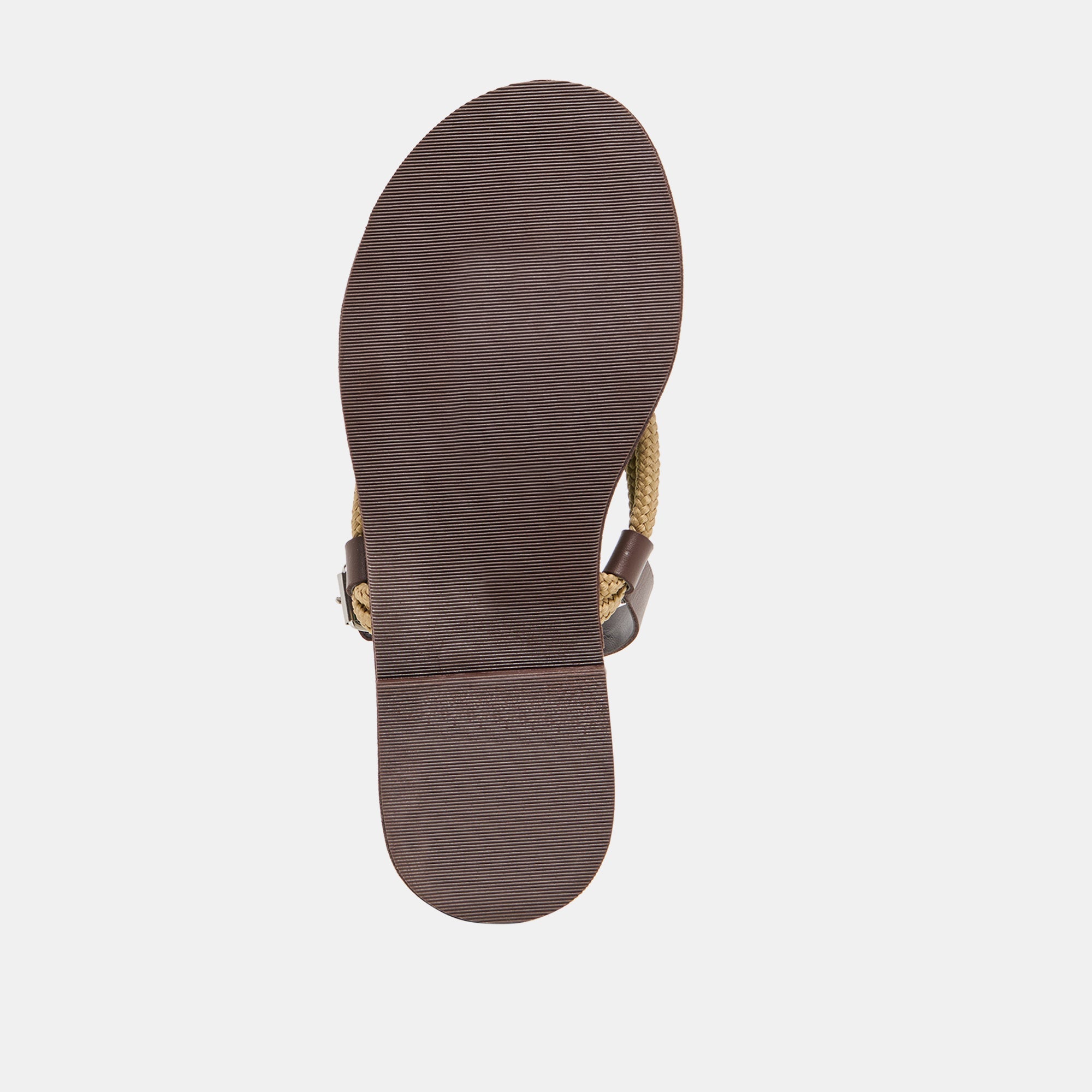 REED SANDALS DK BROWN LEATHER