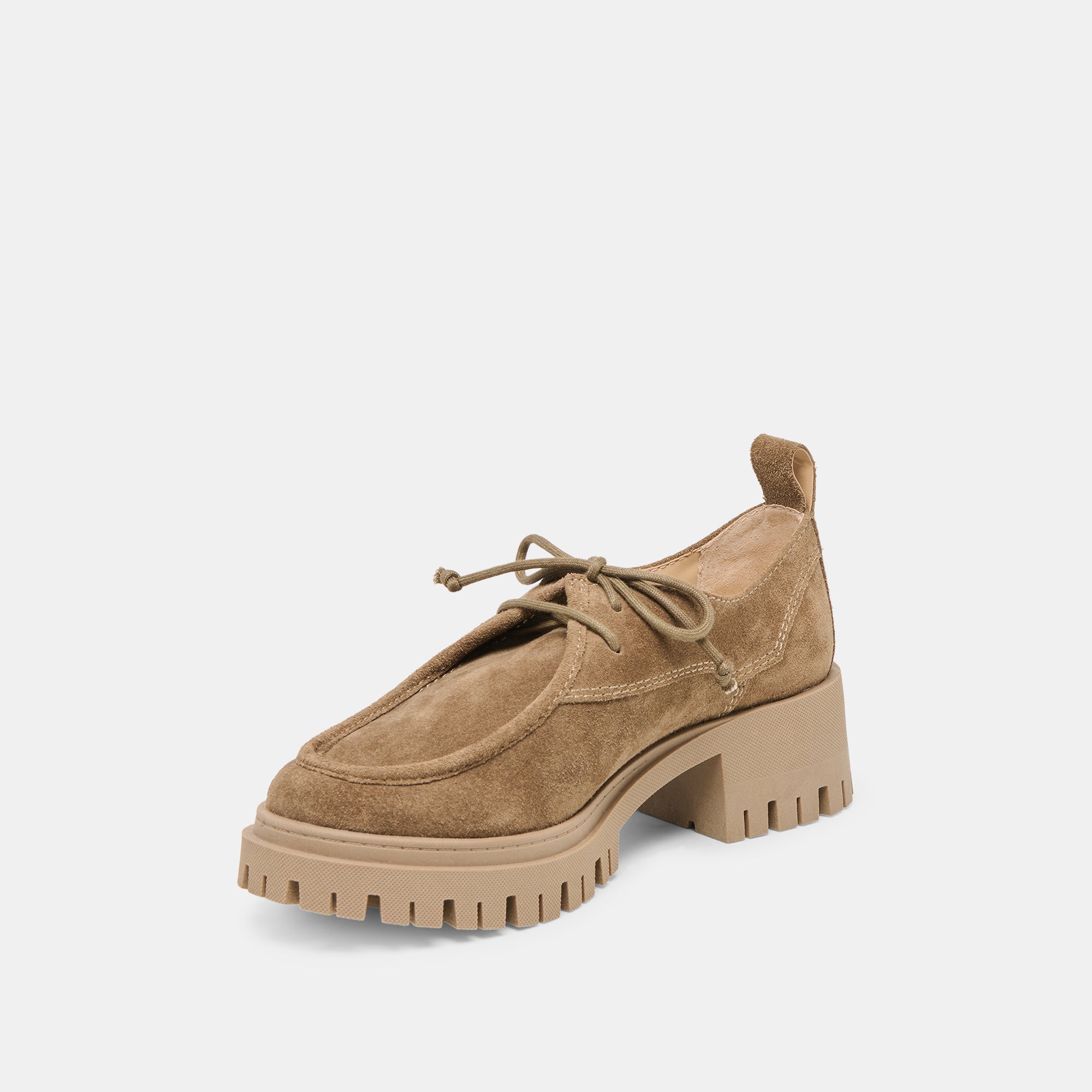 MILZA LOAFERS OLIVE SUEDE